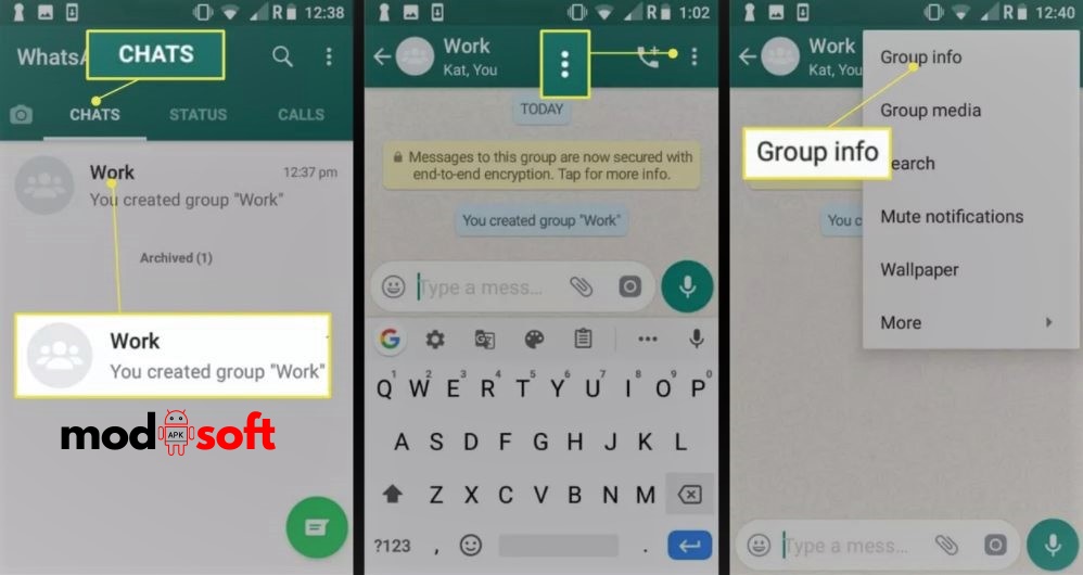 Adding Members to a WhatsApp Group Chat on Android