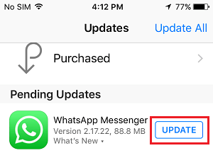 How to Update Whatsapp on iPhone